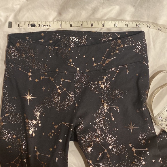 2 PC DSG Aspire Foil Constellation Sports Bra Performance Tights Girls 16 - Picture 6 of 11